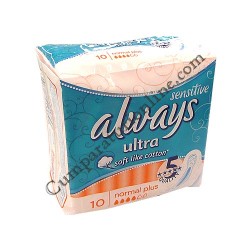 Absorbante Always sensitive ultra plus 10 buc.