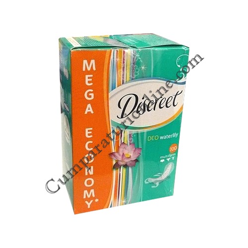 Absorbante zilnice Discreet deo waterlily 100 buc.
