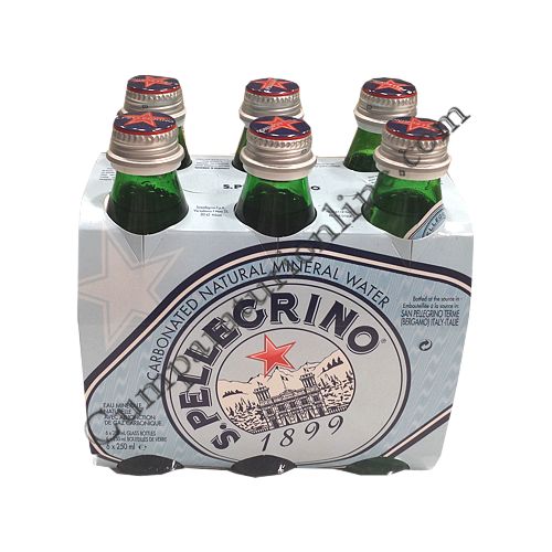 Cumpara online Apa minerala carbogazoasa Sanpellegrino 0,25 ml. NRT pret/buc. din casa de comenzi CumparaturiOnline.com Bucuresti Apa minerala carbogazoasa Sanpellegrino 0,25 ml. NRT pret/buc.