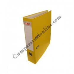 Biblioraft A4 Herlitz PP 8cm. galben