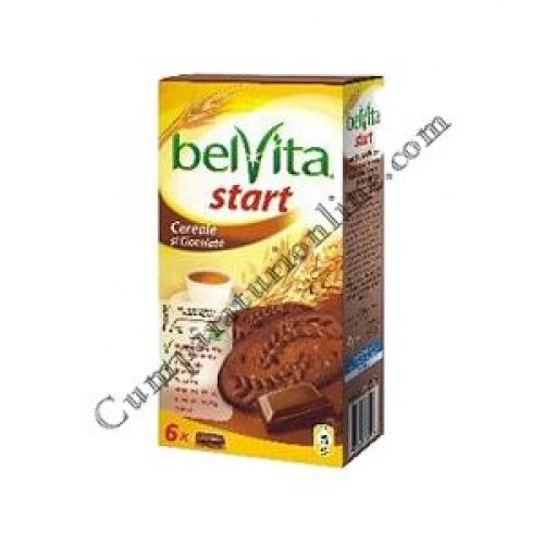Biscuiti Belvita Start cereale si ciocolata 300 gr.
