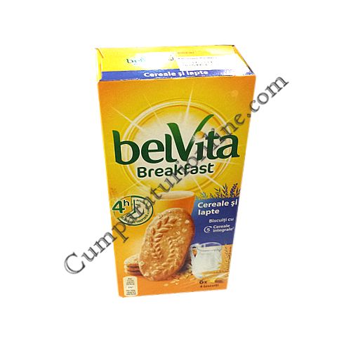 Biscuiti Belvita Start cereale si lapte 300 gr.