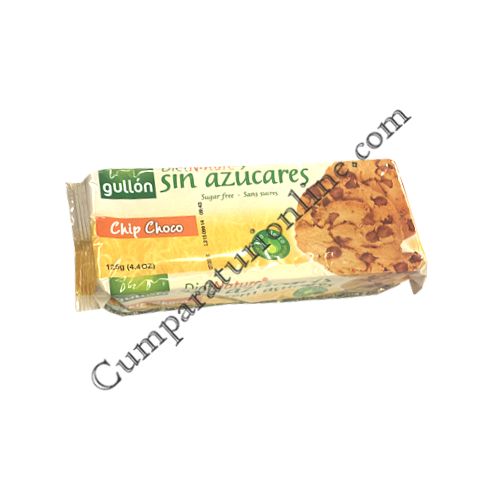Cumpara online Biscuiti fara zahar Chip Choco Gullon 125 gr. din casa de comenzi CumparaturiOnline.com Bucuresti Biscuiti fara zahar Chip Choco Gullon 125 gr.