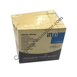 Blocnotes adeziv Scribant 75x75mm. 100 file 5buc./set pret/buc.