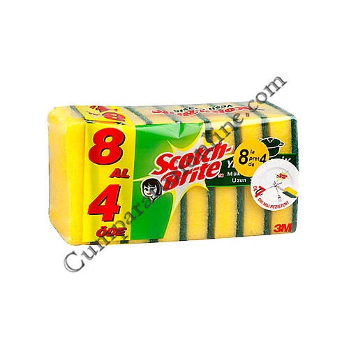 Cumpara online Burete vase Scotch Brite Clasic 8 buc. Promo din casa de comenzi CumparaturiOnline.com Bucuresti Burete vase Scotch Brite Clasic 8 buc. Promo