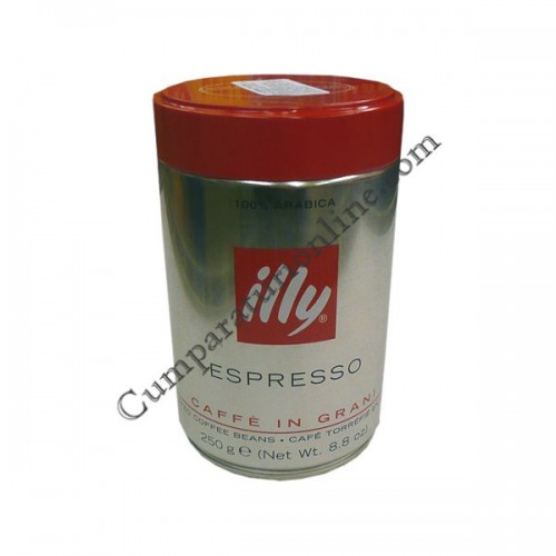 Cumpara online Cafea espresso Illy 250 gr. boabe din casa de comenzi CumparaturiOnline.com Bucuresti Cafea espresso Illy 250 gr. boabe