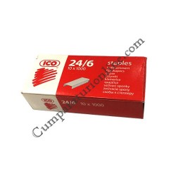 Capse metal ICO 24/6 set 10 cutii