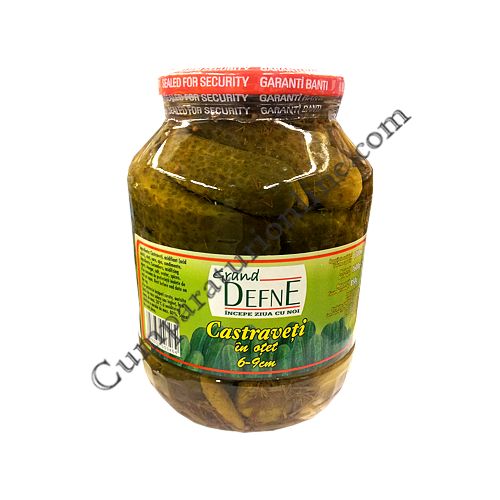 Castraveti in otet 6-9cm Defne 1600 gr.