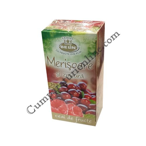 Cumpara online Ceai Belin merisoare si zmeura 20 pl. din casa de comenzi CumparaturiOnline.com Bucuresti Ceai Belin merisoare si zmeura 20 pl.