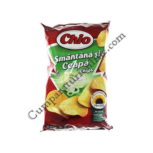 Cumpara online Chio Chips smantana si ceapa 125 gr. din casa de comenzi CumparaturiOnline.com Bucuresti Chio Chips smantana si ceapa 125 gr.