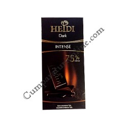 Ciocolata neagra 75% Heidi Intense 80 gr.