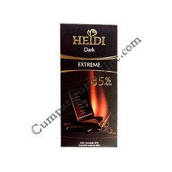 Ciocolata neagra 85% Heidi Extreme 80 gr.