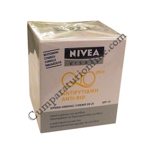 Crema de zi anti-rid Nivea Q10 Plus 50 ml.