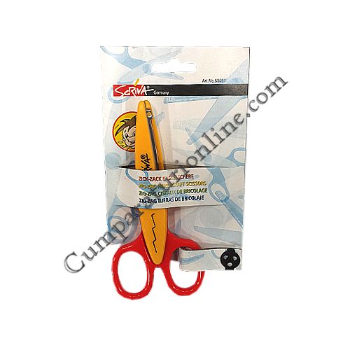 Cumpara online Foarfeca zig-zag Scribant 13,5 cm. din casa de comenzi CumparaturiOnline.com Bucuresti Foarfeca zig-zag Scribant 13,5 cm.