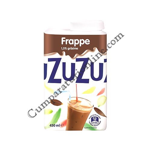 Cumpara online Frappe Zuzu 1,5% grasime 450 ml. din casa de comenzi CumparaturiOnline.com Bucuresti Frappe Zuzu 1,5% grasime 450 ml.