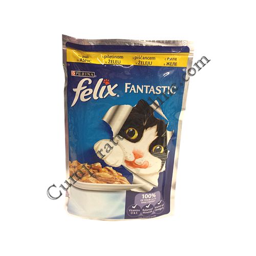 Hrana umeda pisici Felix pui 100 gr.