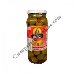 Masline verzi ardei Figaro 340 gr.