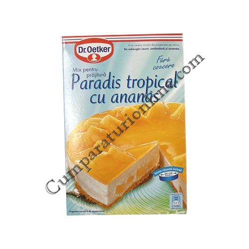 Mix prajitura Paradis Tropical ananas Dr. Oetker 287 gr.
