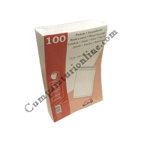 Cumpara online Plic TC5 gumat 162x229 GPV set 100 buc. din casa de comenzi CumparaturiOnline.com Bucuresti Plic TC5 gumat 162x229 GPV set 100 buc.