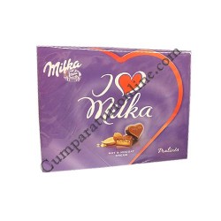 Praline I love Milka arahide 120 gr.