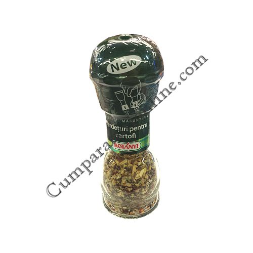 Cumpara online Rasnita verdeturi cartofi Kotanyi 55 gr. din casa de comenzi CumparaturiOnline.com Bucuresti Rasnita verdeturi cartofi Kotanyi 55 gr.