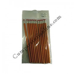 Set 12 creioane HB cu guma RTC