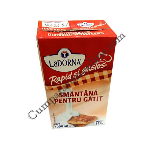Smantana pentru gatit LaDorna 32% grasime 1l.