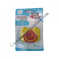 Suzeta silicon Decor +3 luni Primii Pasi