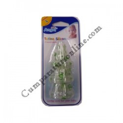 Tetina silicon marime mare Angel 3 buc.