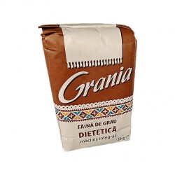 Faina de grau dietetica macinis integral Grania 1kg.