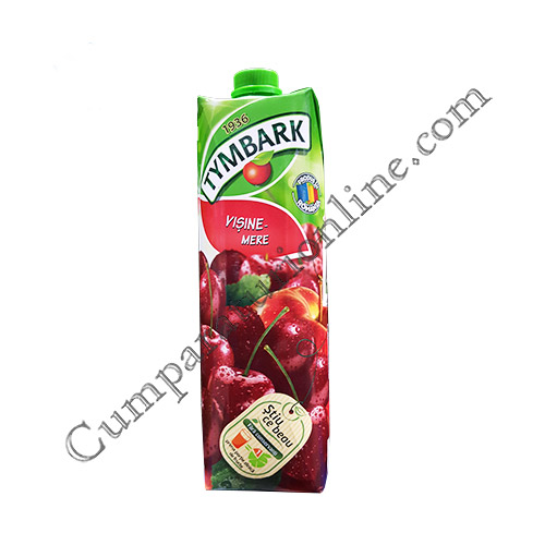 Cumpara online Nectar visine si mere Tymbark 1l. din casa de comenzi CumparaturiOnline.com Bucuresti Nectar visine si mere Tymbark 1l.