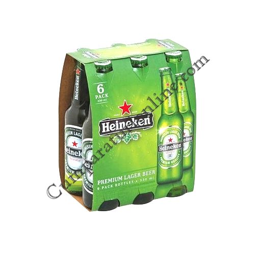 Bere Heineken sticla 6x0,33 l.