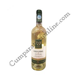 Vin alb Cervus Cepturum Muscat Ottonel demidulce 0,75l.
