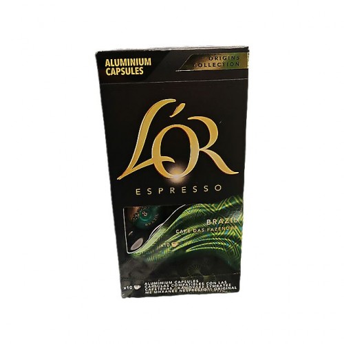 Cafea espresso L'or Brazil 10 capsule Cafea espresso L'or Brazil 10 capsule