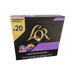 Cafea espresso L'or Lungo Profundo 20 capsule 104 gr.