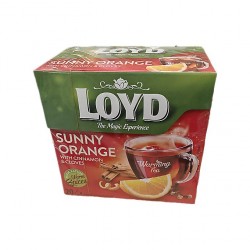 Ceai Loyd de fructe si plante aromate cu portocale, scortisoara si cuisoare 20x2 gr.