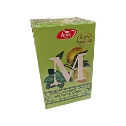 Ceai natural busuioc si lamaie Fares Mireasma 20x2 gr. Ceai natural busuioc si lamaie Fares Mireasma 20x2 gr.