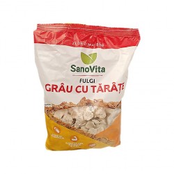 Fulgi de grau cu tarate SanoVita 300 gr.