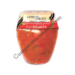 Zacusca de vinete Capricii si Delicii 290 gr. Ciuperci