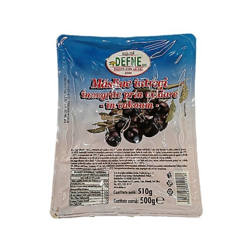 Cumpara online Masline negre Defne 415 gr. vid din casa de comenzi CumparaturiOnline.com Bucuresti Masline negre Defne 415 gr. vid