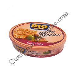 Pate rustic de ton cu masline Rio Mare 115 gr.