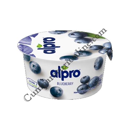 Iaurt din soia cu afine Alpro 150 gr.
