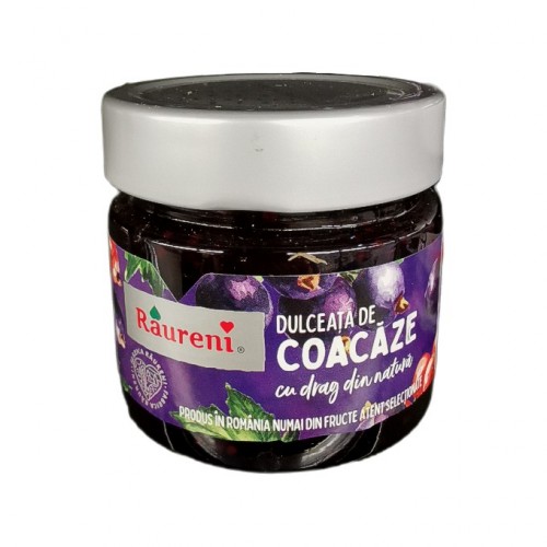 Dulceata de coacaze Raureni 270 gr.