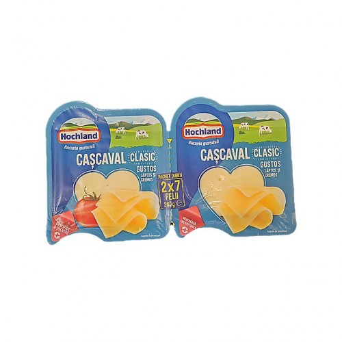 Cascaval clasic felii Hochland 280 gr.
