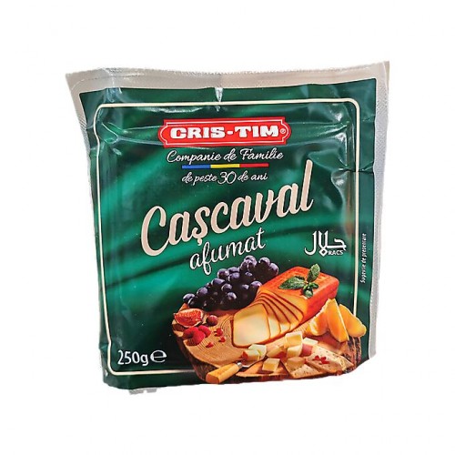 Cascaval afumat Cris-Tim 250 gr. Cascaval afumat Cris-Tim 250 gr.
