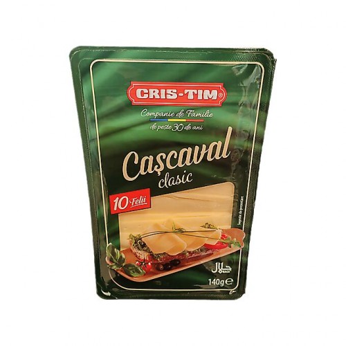 Cascaval clasic 10 felii Cris-Tim 140 gr. Cascaval clasic 10 felii Cris-Tim 140 gr.