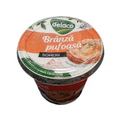 Crema de branza tartinabila cu somon Delaco Branza Pufoasa 140 gr.