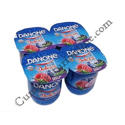 Iaurt fructe de padure Danone Delicios 125 gr.