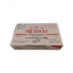 Unt 82% President fara sare 100x10 gr.