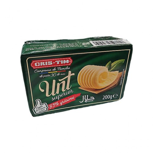 Unt superior 83% grasime Cris-Tim 200 gr. Unt superior 83% grasime Cris-Tim 200 gr.